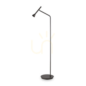 Lampa stojąca Ideallux Diesis 279800 czarna LED 4,5W 151 cm
