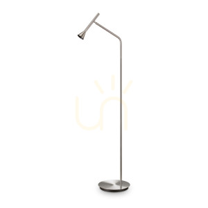 Lampa stojąca Ideallux Diesis 285337 LED 4,5W nikiel 151 cm