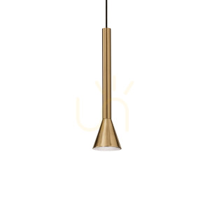 Lampa wisząca Ideallux Diesis 279794 mosiężna LED 7W 6 cm