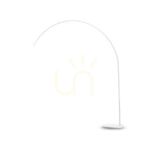 Lampa stojąca Ideallux DORSALE biała E27 1x60W 286686