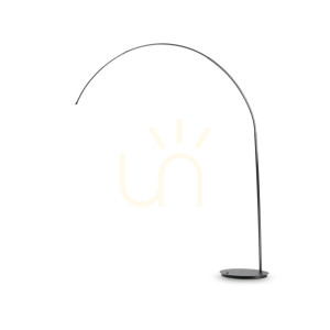 Lampa stojąca Ideallux DORSALE czarna E27 1x60W 286679