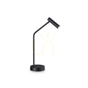 Lampa stołowa Ideallux EASY 295534 czarna LED 3,5W 46 cm