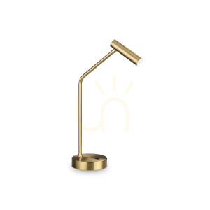 Lampa stołowa Ideallux EASY 295541 LED 3,5W mosiądz 46 cm