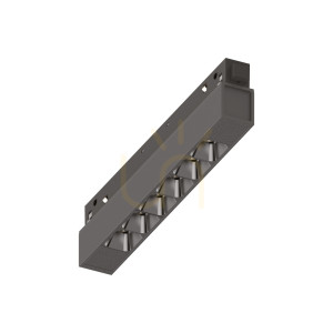 Lampa do szynoprzewodu Ideallux EGO 257792 czarna LED 7W 3000K 22,3 cm