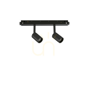 Lampa do szynoprzewodów Ideallux EGO 286334 czarna LED 5W 3000K 2-punktowa