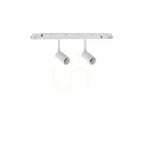 Lampa do szynoprzewodu Ideallux EGO 282947 biała 5W 3000K 2-punktowa ⌀22,3 cm