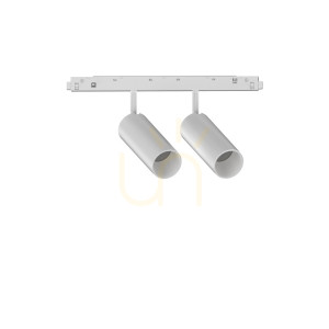 Lampa do szynoprzewodów Ideallux EGO 286389 biała 24W 3000K 2-punktowa ⌀22,3 cm
