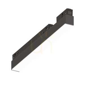 Lampa do szynoprzewodów Ideallux EGO 286495 czarna LED 7W 3000K ⌀28,4 cm
