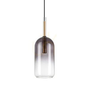 Lampa wisząca Ideallux Empire 309804 chromowana szkło metal G9 Ø12 cm