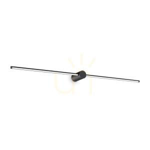Kinkiet zewnętrzny Ideallux Essence 310152 LED 16W 3000K czarny 115 cm