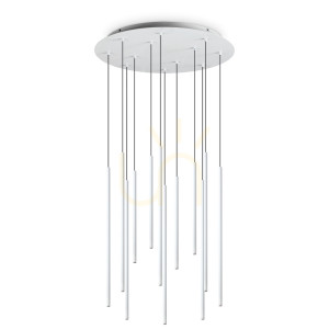 Lampa wisząca Ideallux FILO 263441 biała LED 19W 3000K 12-punktowa 60 cm