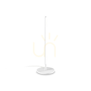 Lampa stołowa Ideallux FILO 310107 biała LED 10W 3000K 47 cm