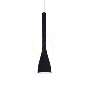 Lampa wisząca Ideallux FLUT 035710 czarna szkło E14 1x40W 10,5 cm