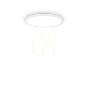 Plafon zewnętrzny Ideallux FLY 306643 biały LED 18W 3000K 35 cm IP40