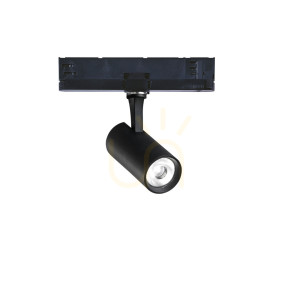 Lampa do szynoprzewodów Ideallux FOX 302539 czarna 8W 3000K 24,5 cm
