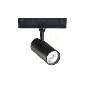 Lampa do szynoprzewodów Ideallux FOX 302577 czarna 15W 3000K LED 21,2 cm