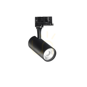 Lampa do szynoprzewodów Ideallux FOX 285375 czarna LED 15W 3000K