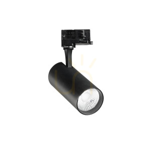 Lampa do szynoprzewodu Ideallux FOX 267791 czarna LED 25W 4000K 7 cm
