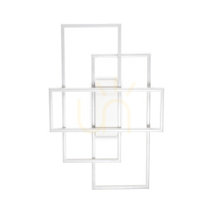 Plafon LED Ideallux FRAME 230726 biały 33W 3000K 62,5 cm