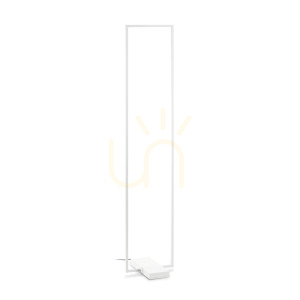 Lampa stojąca Ideallux Frame 299624 biała LED 30W 3000K 150,5 cm