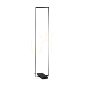 Lampa stojąca Ideallux FRAME 299617 czarna LED 30W 3000K 150,5 cm