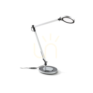 Lampa stołowa Ideallux FUTURA 204895 LED 12,5W srebrna 58 cm