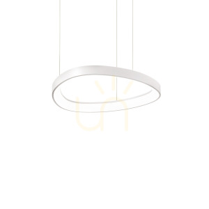 Lampa wisząca Ideallux GEMINI 247229 biała LED 36W 3000K 42,5 cm