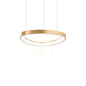 Lampa wisząca Ideallux GEMINI 247243 mosiądz LED 36W 3000K 42,5 cm