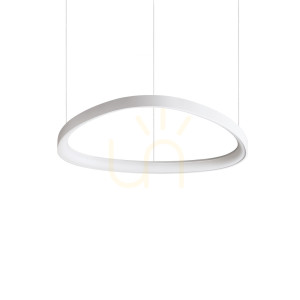 Lampa wisząca Ideallux Gemini 304717 biała LED 47W 3000K 61 cm