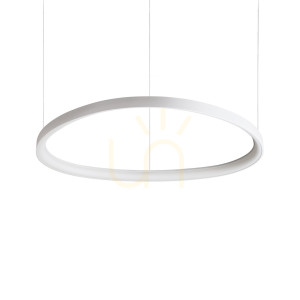 Lampa wisząca Ideallux Gemini 247274 biała LED 56W 3000K 81 cm