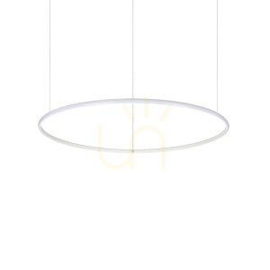 Lampa wisząca Ideallux HULAHOOP 258768 biała LED 39W 81,5 cm