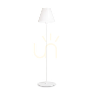 Lampa zewnętrzna stojąca Ideallux ITACA biała E27 180953 IP44 ⌀39 cm
