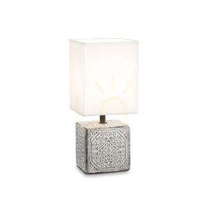 Lampa stołowa Ideallux KALI biała E14 1x40W 245348