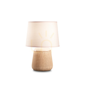 Lampa stołowa Ideallux KALI 245331 biała E14 1x40W 20 cm
