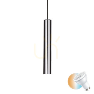 Lampa wisząca Ideallux Look 104942 chrom GU10 1x28W 6 cm