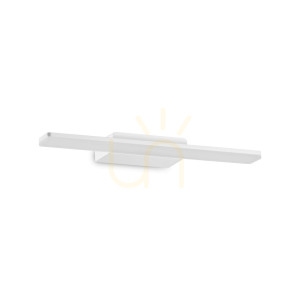 Kinkiet zewnętrzny Ideallux MAKE-UP 287652 biały LED 12W 45 cm IP54