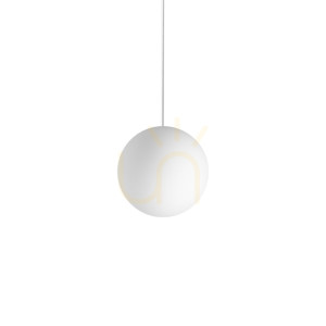 Lampa wisząca Ideallux MAPA 009087 biała E27 1x42W 30 cm