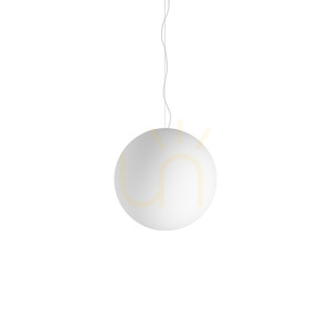 Lampa wisząca Ideallux MAPA 032139 biała E27 1x42W 40 cm