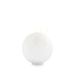 Lampa stołowa Ideallux MAPA 009155 biała E27 1x42W 20 cm