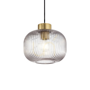 Lampa wisząca Ideallux MINT 237398 przydymiona E27 1x60W 24 cm