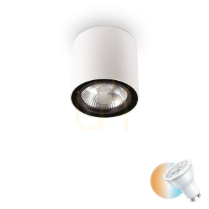 Plafon Ideallux MOOD 140872 biały GU10 1x50W 15 cm