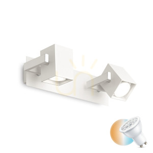 Kinkiet Ideallux Mouse biały 2xGU10 34 cm 073545