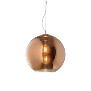 Lampa wisząca Ideal Lux Nemo 111902 miedziana E27 1x42W 30 cm