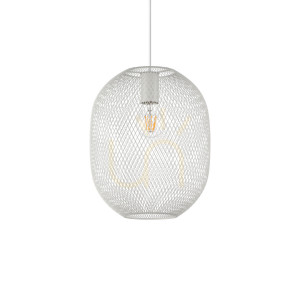 Lampa wisząca Ideallux NET 317274 biała E27 1x42W 24,5 cm