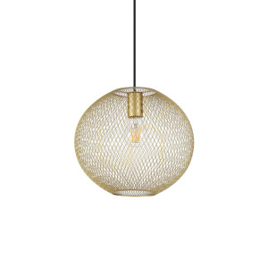 Lampa wisząca Ideallux NET 313771 złota E27 1x42W 29,5 cm