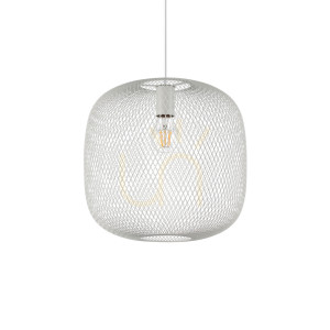 Lampa wisząca Ideallux NET 328133 biała E27 1x42W 34 cm