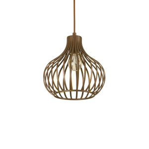 Lampa wisząca Ideallux Onion 205281 brązowa E27 1x60W 23,5 cm