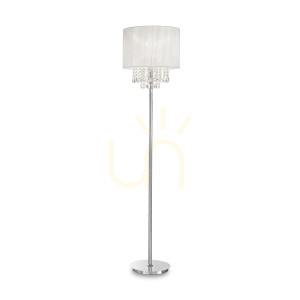 Lampa stojąca Ideallux Opera 068275 biała E27 1x60W 38,5 cm