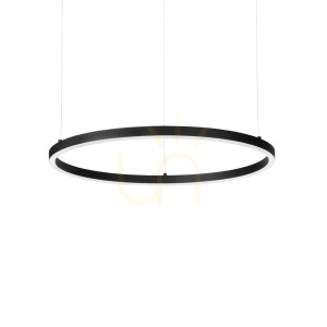 Lampa wisząca Ideallux Oracle Slim 304397 czarna LED 40W 3000K 70 cm