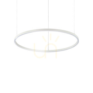 Lampa wisząca Ideal Lux Oracle Slim 269863 LED 37W 4000K biała 70 cm